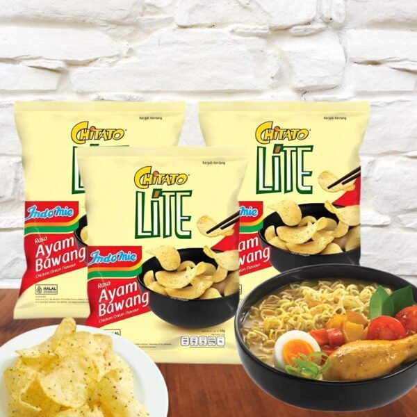 Indonesian Potato Chips Chicken Onion Flavor (68g)