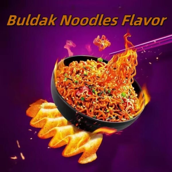 New 70g Lays Potato Chips Buldak Noodles Spicy Strips Flavor