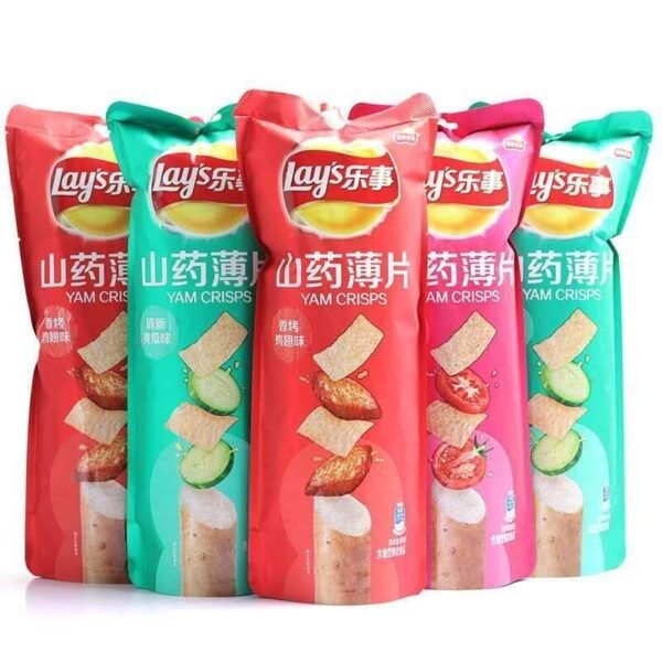 Healthy Puffed Food Potato Chips Lays 80g Chinese Yam Crisps