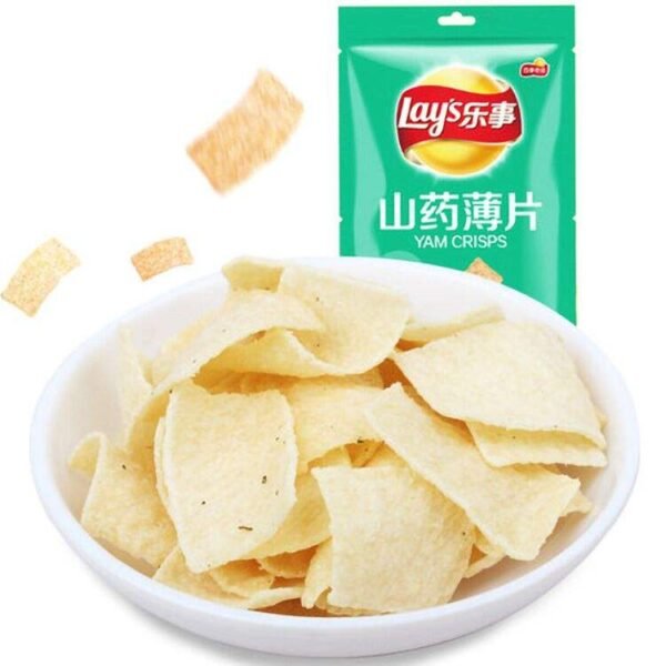 Healthy Puffed Food Potato Chips Lays 80g Chinese Yam Crisps