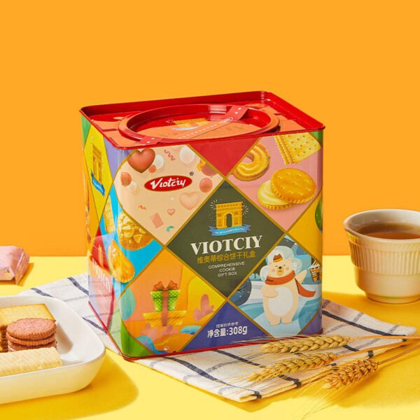 Premium Assorted Flavor Biscuit Variety Pack Crispy Sweet Cookies for Snacking and Tea Time Enjoym