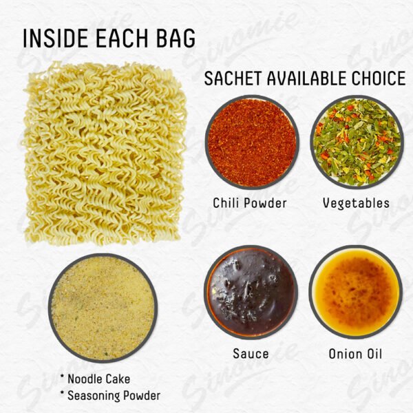 Wholesale Hot Sale Chinese Manufacture Health Fast Food With Different Flavour OEM Instant Noodles