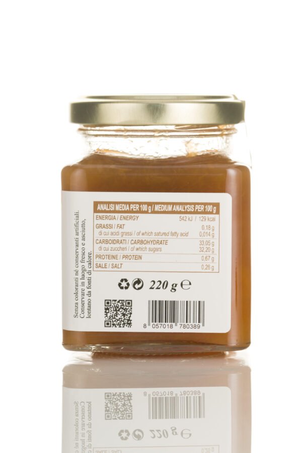 Premium Quality Made in Italy Sweet Peache Jam Without Preservatives From Fresh Fruit for Different Uses