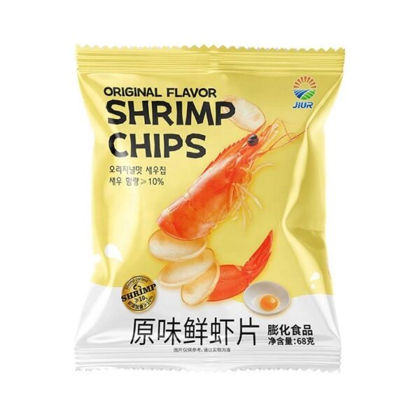 Hfc0826dc8d9c477bb6bd4942bef53ce4W.jpg JIUR New Flavors Multiple Flavors Shrimp Chips Puffed